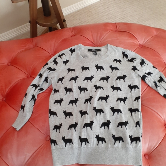 Forever 21 sweatshirt print fox - Picture 2 of 4